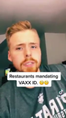 Man has something to say about restaurants that will only serve the vaccinated.mp4