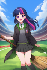 my little pony_ friendship is magic, twilight sparkle, broom riding, quidditch,  s-2625368380.png