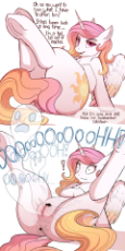 1371818__explicit_artist-colon-evehly_princess celestia_alicorn_alternate design_bedroom eyes_chest fluff_clitoral hood_colored wings_colored wingtips_.png