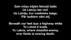 Latvian Legion 19th Division Song Beneath our feet lays a highway.mp4