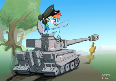 Rainbow Dash - Tiger tank.jpg