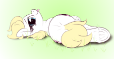 7533474__safe_artist-colon-gsuus_oc_oc+only_oc-colon-aryanne_pony_female_frog+28hoof29_looking+at+you_lying+on+the+ground_solo_solo+female.png