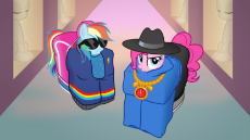 1830729__safe_rainbow+dash_pinkie+pie_meme_wat_parody_sunglasses_statue_artist-colon-nxzc88_rapper+pie_rapper+dash_mc+pinkie_kanye+west.png