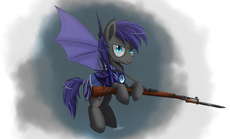 1091036__safe_solo_oc_oc only_looking at you_flying_bat pony_armor_source needed_gun.jpg