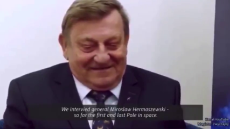 retired astronaut miroslaw hermaszewski says earth is flat.mp4