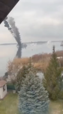Ukraine War - Russian Helicopter Shot Down.mp4