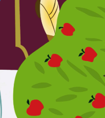 7400225__safe_imported+from+derpibooru_screencap_applejack_bloomberg_earth+pony_pony_over+a+barrel_season+1_animated_apple_apple+tree_applejack27s+hat_bed_bi.gif