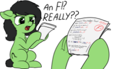1885563__safe_artist-colon-smoldix_oc_oc-colon-filly anon_oc only_annoyed_dialogue_earth pony_exclamation point_f_fail_female_filly_hoof hold_interroba.png