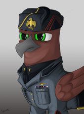 Benito Mussolini Bird with Uniform.png
