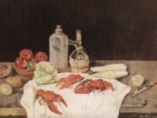 Anton Kürmaier's artwork - Krebsstilleben - (Still Life with Crabs) (1941).jpg