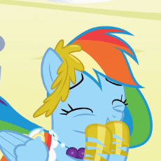 1714878__safe_rainbow+dash_solo_pony_clothes_pegasus_screencap_cute_animated_dress_dashabetes_gala+dress_squee_rainbow+dash+always+dresses+in+style_t.gif