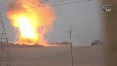 M1 Abrams Explosion - Mosul.webm
