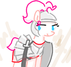 6967338__safe_artist-colon-algoatall_pinkie+pie_earth+pony_pony_alternate+hairstyle_armor_female_guard_guardsmare_mare_pinktober_pinktober+2023.png