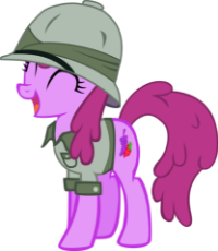 550426__safe_artist-colon-mellonyan_berry punch_berrybetes_clothes_costume_cute_explorer outfit_eyes closed_happy_hat_open mouth_pith helmet_simple bac.png