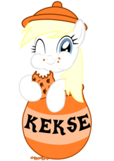 1172018__safe_oc_cute_vector_edit_hat_earth pony_food_female_happy.png