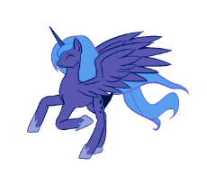 Princess Luna - galloping.gif