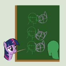 6613678__safe_artist-colon-truthormare_twilight+sparkle_oc_oc-colon-anon_human_pony_aggie-dot-io_blushing_canon+x+oc_chalkboard_demonstration_dia.png