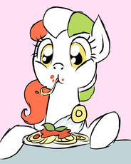 266192__safe_oc_earth pony_4chan_food_eating_princess_spaghetti_nation ponies_messy eating.jpeg