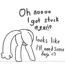 2023900__suggestive_pistachio_pony_earth+pony_plot_text_lineart_stuck_through+wall_buttstuck_artist-colon-czu.png