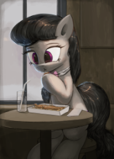 6481588__safe_artist-colon-vultraz_octavia+melody_earth+pony_pony_eating_female_fish+and+chips_mare_sitting_solo_table.png
