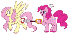1878826__safe_artist-colon-lulubell_fluttershy_pinkie pie_bad touch_butt grab_butt touch_colored hooves_cute_duo_earth pony_eep_feather_female_grabbing.png