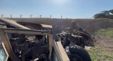 Ukraine-American Hummer Destroyed.mp4