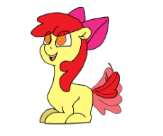 1534623__safe_artist-colon-smirk_apple bloom_adorabloom_animated_behaving like a dog_blank flank_cute_female_filly_gif_ms paint_tail wag.gif