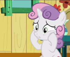 977985__safe_derpibooru+import_edit_edited+screencap_screencap_sweetie+belle_the+fault+in+our+cutie+marks_animated_caption_confjused_cutie+mark_frown_g.gif