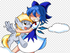 derpy-and-cirno-my-little-pony-character-png-clip-art.png