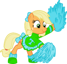 My Little Pony - Applejack - Cheerleader.png