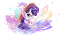 978821__safe_artist-colon-huussii_rarity_glasses_hat_mouth+hold_solo_wallpaper-978821.png