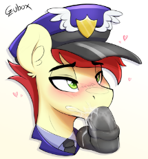 3486419__explicit_artist-colon-czu_care+package_special+delivery_pegasus_pony_g4_blowjob_bust_clothes_gay_hat_male_nudity_oral_penis_sex_solo_solo+male_stallion.png