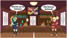 rainbow_and_aj_cheer_by_bronzeeagle94_diz2wyp-pre.png