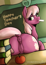 1774397__explicit_cheerilee_solo_female_pony_mare_nudity_earth+pony_solo+female_looking+at+you_vulva_anus_food_bedroom+eyes_looking+back_dock_heart_p.png
