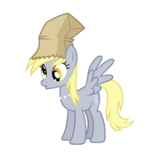 7204642__safe_imported+from+derpibooru_screencap_derpy+hooves_pegasus_pony_sweet+and+elite_leak_adobe+animate_adobe+flash_animated_bag_clothes_costume_cropped_c.gif