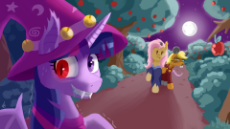 2977737__safe_twilight+sparkle_fluttershy_applejack_pony_clothes_pegasus_earth+pony_alicorn_wings_twilight+sparkle+(alicorn)_food_bat+pony_tree_c.png