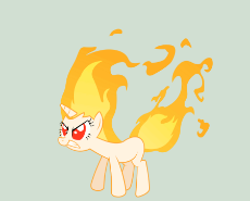 pony on fire.gif