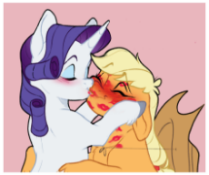 3550492_(edit)__safe_artist-colon-chub-dash-wub_applejack_rarity_earth+pony_pony_unicorn_g4_absurd+resolution_applejack27s+hat_blonde_blonde+mane_blue+eyeshadow_blush+.png