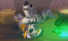 2528447__safe_artist-colon-jesusy_zecora_pony_zebra_g4_cute_female_glowing_heart+eyes_horses+doing+horse+things_looking+at+you_lying+down_mare_on+back_signature.jpg