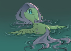 6911997__safe_artist-colon-melodylibris_imported+from+derpibooru_fluttershy_pegasus_pony_cute_feather_female_floppy+ears_flowing+mane_flowing+tail_lake_looking+.jpg
