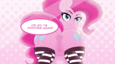 1719237__explicit_artist-colon-fuwuart_pinkie pie_against glass_animated_clitoris_clothes_ear twitch_female_glass_no sound_nudity_socks_solo_solo femal.webm
