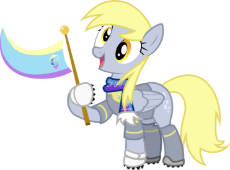 528947__safe_artist-colon-brisineo_derpy hooves_rainbow falls_4chan cup_4chan cup scarf_armor_clothes_female_giddy up_gloves_jersey_mare_.png