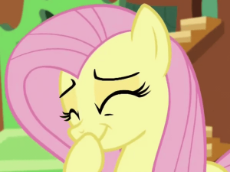 My Little Pony - Fluttershy - Giggling.gif
