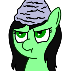 1898467__safe_artist-colon-anonymous_oc_oc-colon-filly anon_oc only_female_filly_frown_hat_pony_scrunchy face_simple background_solo_tinf.png