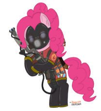 6649960__safe_artist-colon-bloonacorn_pinkie+pie_earth+pony_pony_-fwslash-mlp-fwslash-+tf2+general_bipedal_clothes_ear+fluff_eyes+closed_female_flamethrower_gas.png