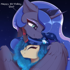 7489210__safe_artist-colon-nnaly_imported+from+derpibooru_princess+luna_oc_alicorn_kirin_pony_series-colon-nnaly27s+daily+luna_duo_eyes+closed_horn_hug_winghug_.png