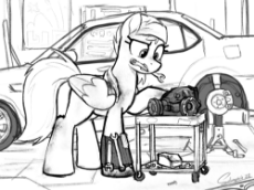 2896728__safe_pony_solo_oc_oc+only_pegasus_open+mouth_monochrome_car_artist-colon-selenophile_vehicle_wrench_tools_mechanic_fixing_jack_diffe.jpg