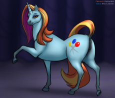 2184851__explicit_artist-colon-mercurial64_sassy saddles_pony_unicorn_anatomically correct_anus_dark genitals_dock_female_hoers_looking a.png