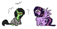 1803478__safe_artist-colon-duop-dash-qoub_twilight sparkle_oc_oc-colon-filly anon_alicorn_blushing_chest fluff_clothes_collar_female_filly_oversized cl.png