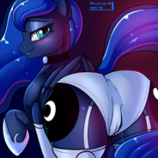1037301__questionable_artist-colon-skyline19_princess luna_bedroom eyes_blushing_both cutie marks_cameltoe_clothes_commission_female_garters_looking at.png